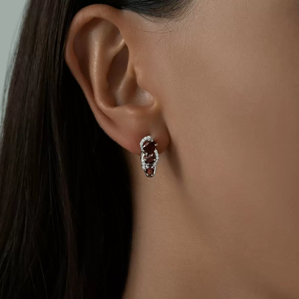 Серьги 92021140 серебро