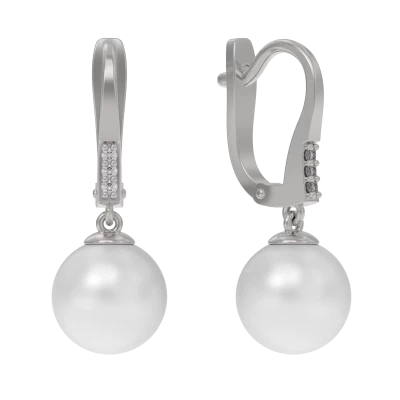 Серьги подвесные 1041722-01150-2S серебро