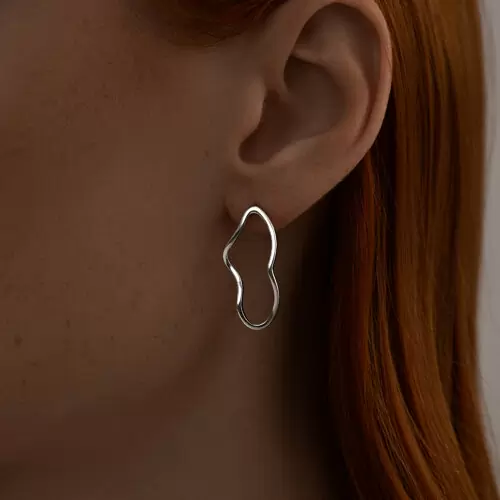 Серьги подвесные 94025899 серебро_1