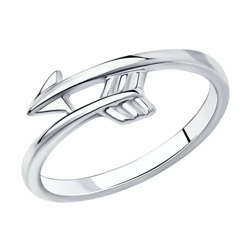 Кольцо фаланговое 94013231 серебро Стрела_0