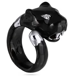Кольцо EX000011RB-001R ювелирный сплав Пантера_0