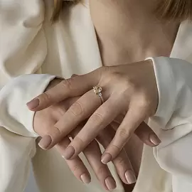 Кольцо один камень 01-4762.0БТ6-00 серебро_1