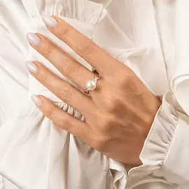 Кольцо 190-1-1086Р золото_1