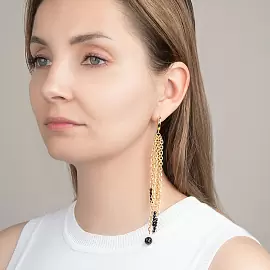 Серьги серьга одиночная lim009-02-1 ювелирный сплав_1