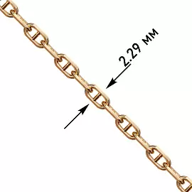 Цепь НЦ12-044 d0.60 золото Полновесный_1