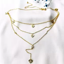 Колье 700761570-1 ювелирный сплав Сердце_1