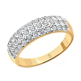 Кольцо дорожка 012195 золото_0