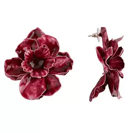 Серьги 504227380 ювелирный сплав Цветок_0