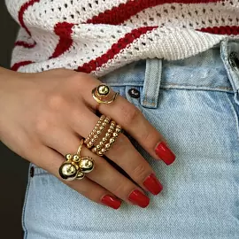 Кольцо 341110053g ювелирный сплав Шар_1