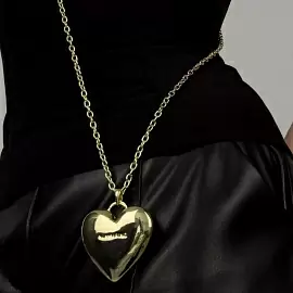 Колье длинное 27-0002-Y ювелирный сплав Сердце_2