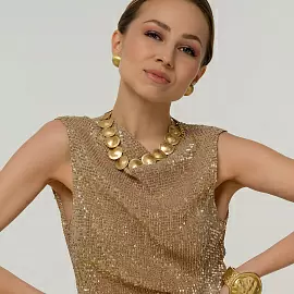 Колье 291110011 ювелирный сплав_1