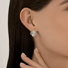 Серьги 0200602-3 золото Ван Клиф_1