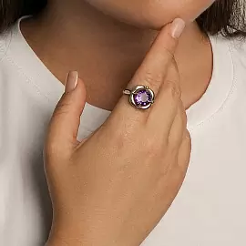 Кольцо 1-1151 ам серебро_1