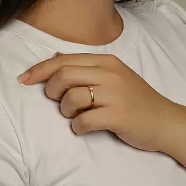 Кольцо один камень 1993-351-00-00 золото_1