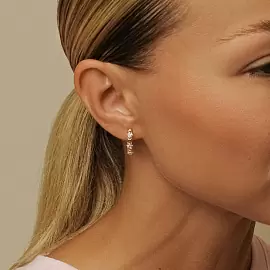 Серьги 1207227 золото Тиффани Х_1