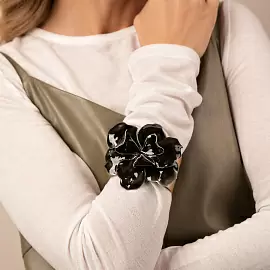 Браслет жесткий 504227480-1 ювелирный сплав Цветок_2