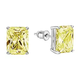 Серьги пусеты B21035-E-ye серебро_0