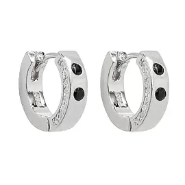 Серьги конго Ec03007r серебро_0