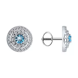 Серьги пусеты 728867-3 золото_0