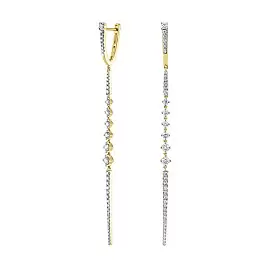 Серьги подвесные E101-E44214YY золото_0