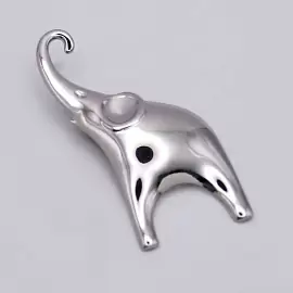 Брошь 141110044s ювелирный сплав Слон_1