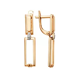 Серьги подвесные 004002-1102 золото_0