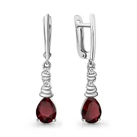 Серьги подвесные 45028803А.5 серебро_0