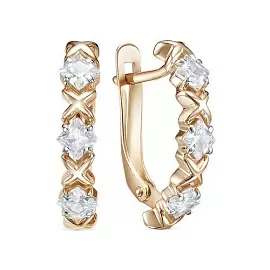 Серьги 1207227 золото Тиффани Х_0