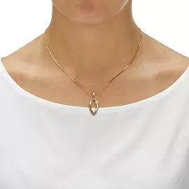 Подвеска 098678-03-01-000-0000 золото Овал_1