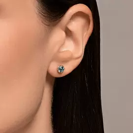 Серьги пусеты 724195-3 золото_1