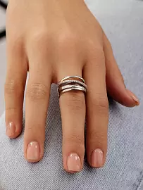 Кольцо 01-3335.00КЦ-00 серебро_2