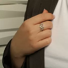 Кольцо R101-R38347Y золото_1