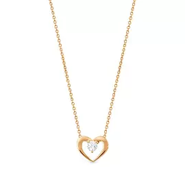 Колье Т10211623 золото Сердце_0
