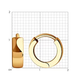 Серьги конго 51-120-01518-1 золото_1