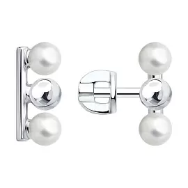 Серьги пусеты 94-122-02377-1 серебро_0