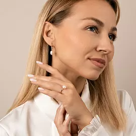 Серьги 290-1-935Р золото_2