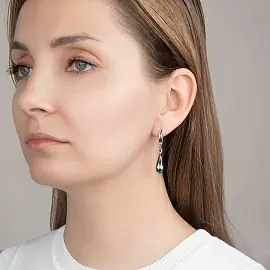 Серьги серьга одиночная lim009-02-3r ювелирный сплав_1