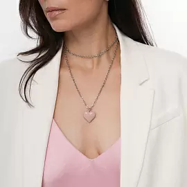 Колье BS050300RP-00P3 ювелирный сплав Сердце_2