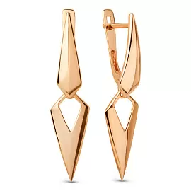 Серьги подвесные 025232-1000 золото_0
