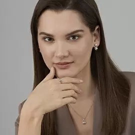 Серьги 02-4924.0000-00 серебро Сердце_2