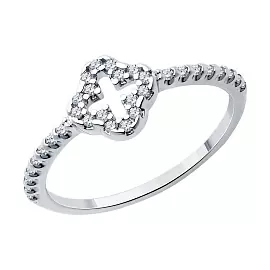 Кольцо 94013845 серебро Ван Клиф_0