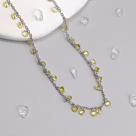 Колье 17-1306-W ювелирный сплав_1