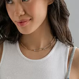 Колье НХ22-1920Ю-34 серебро_2