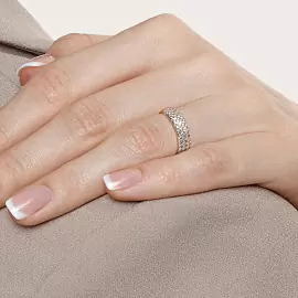 Кольцо дорожка 012195 золото_1