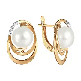 Серьги 290-1-1025Р золото_0