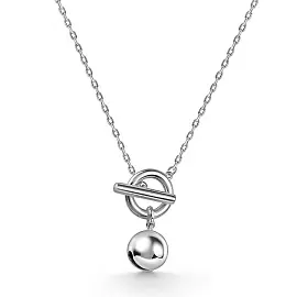 Колье 06-5077.0000-00 серебро Шар_0