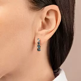 Серьги дорожка С-0162 лт золото_1