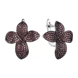 Серьги CZ-E01803-X-WB-X-X-DB серебро Паскуале Бруни_0