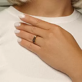 Кольцо один камень 11-21898-9289 золото_2