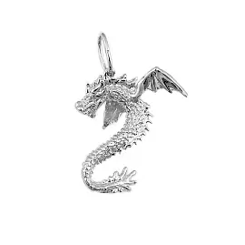 Подвеска 526н серебро Дракон_0